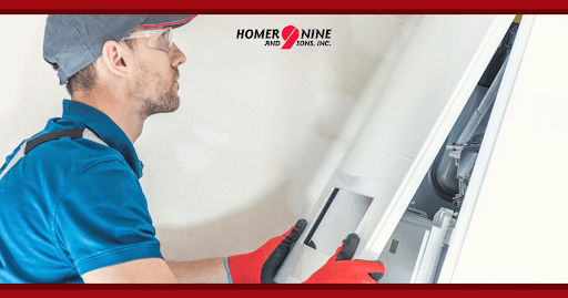 Man performing maintenance